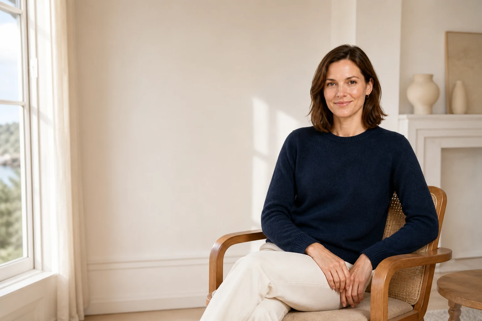 Pull Alma col rond, collection femme